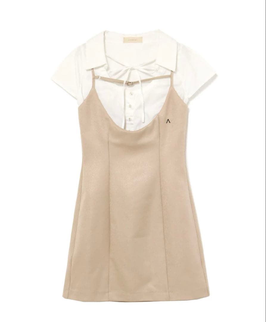 ワンピース andmary Betty layered dress