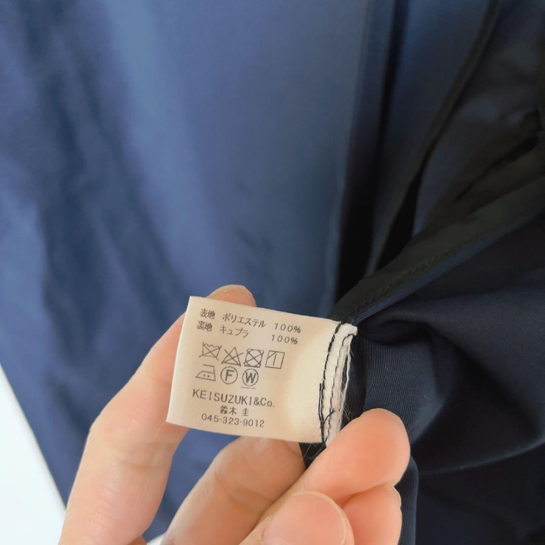 美品 KEI SUZUKI ケイスズキ コート DYUMA-デュマ- ネイビー