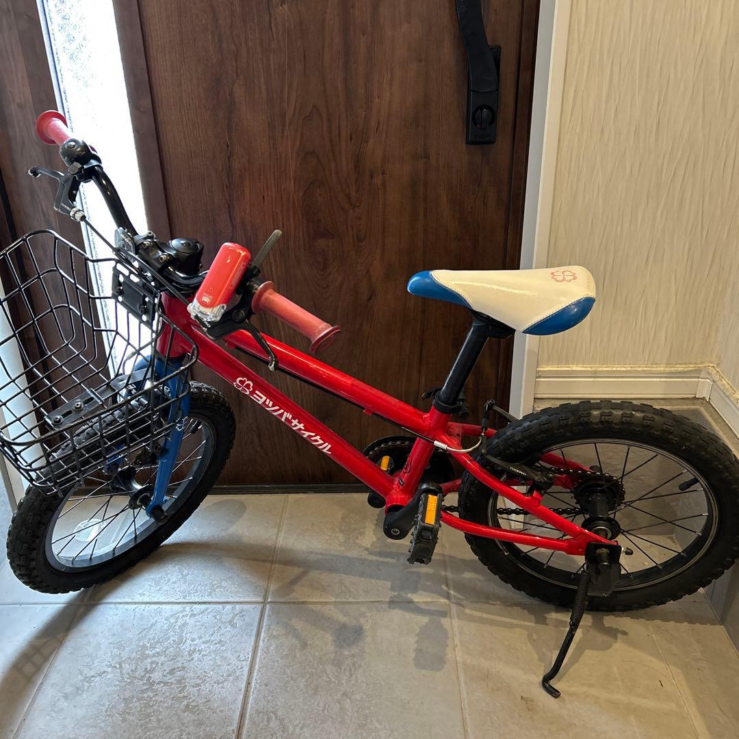 ヨツバサイクル　16インチ　バスケット付き