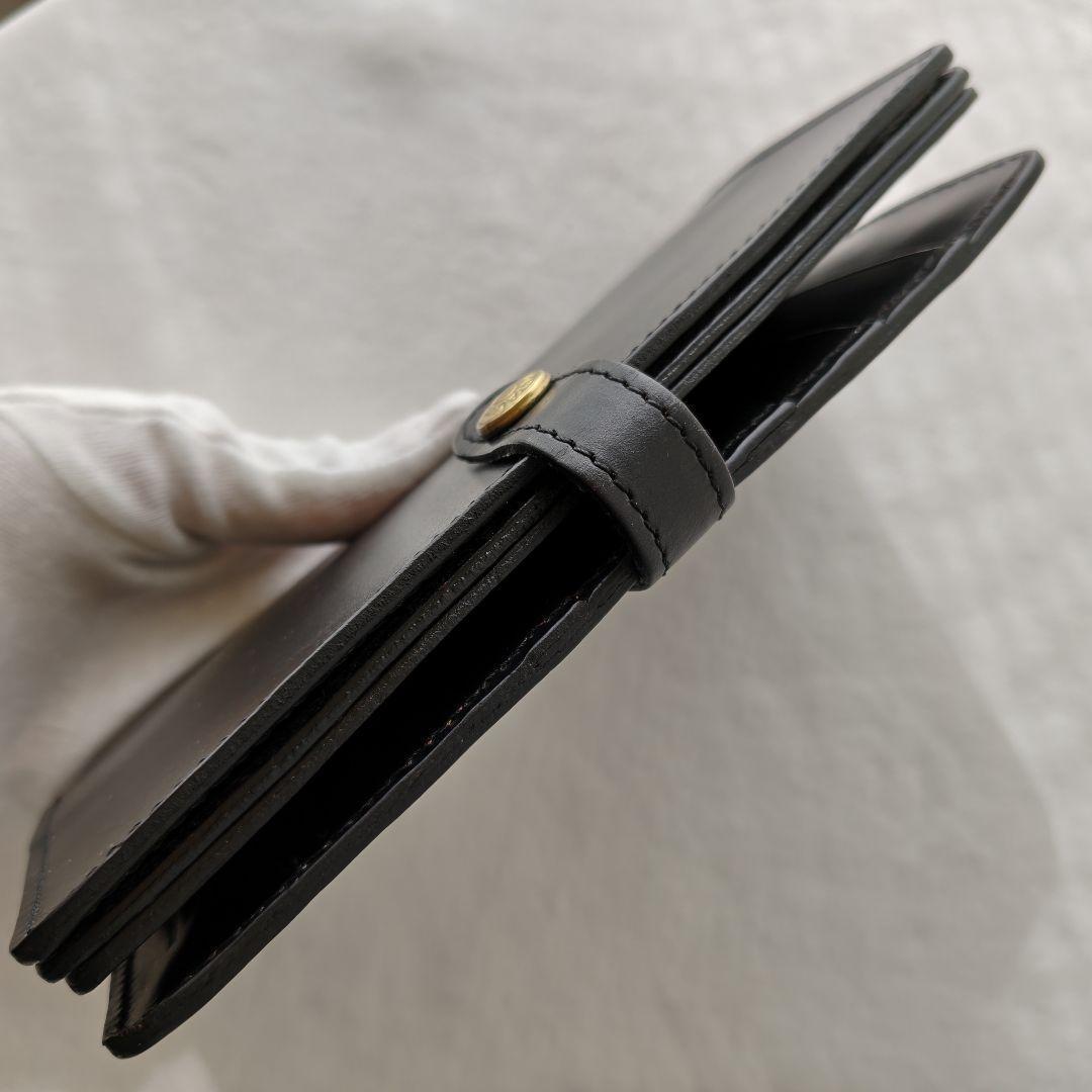 美品　GLEN グレンロイヤル　ラウンドロングパース　ブラック