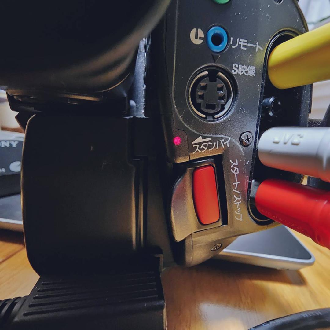 【動作確認済】8ミリ Hi8 SONY 高画質 ビデオカメラ ACアダプタセット