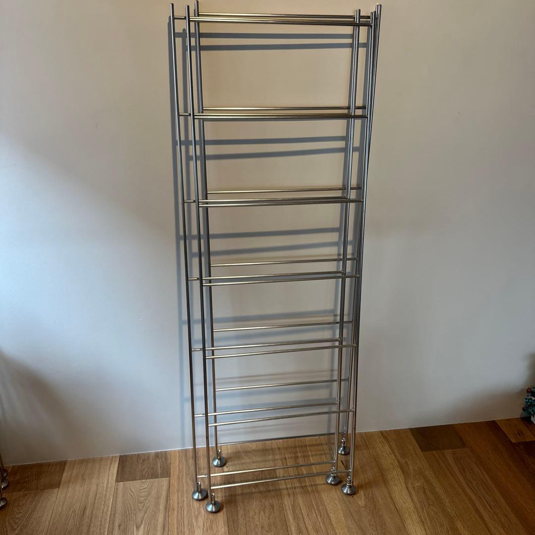 ※2本分jekiさま専用　無印良品ステンレスユニットシェルフステンレス追加用帆立