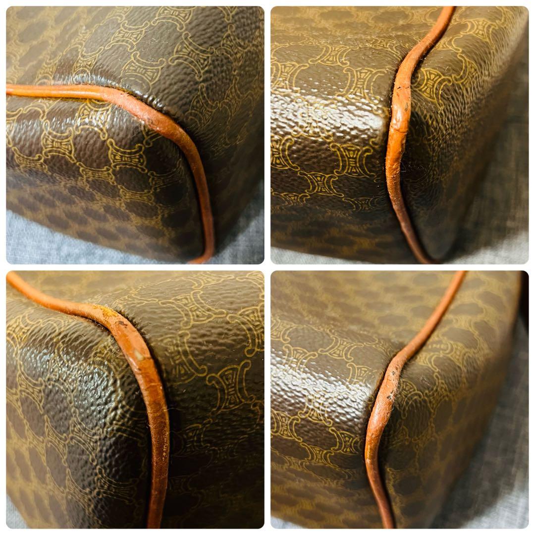 セリーヌ　2way ボストンバッグ　マカダム　トリオンフ　レア