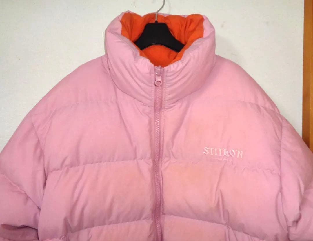 ジャケット・アウター SIIILON Reversible down JKT pink&orange