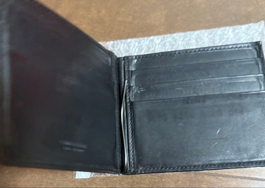 【BOTTEGAVENETA ボッテガヴェネタ】 マネークリップ　財布　黒