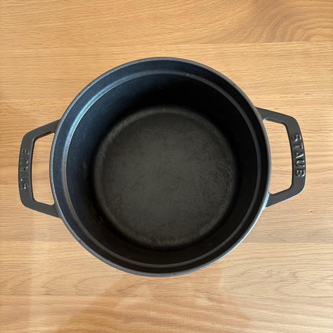 STAUB ココット 黒 20cm【メル19629】