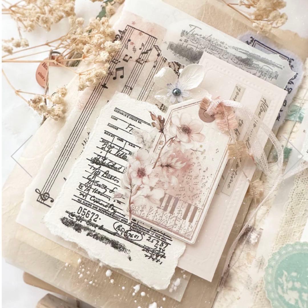 Journal pages 海外マスキングテープ　マステ 【1898】