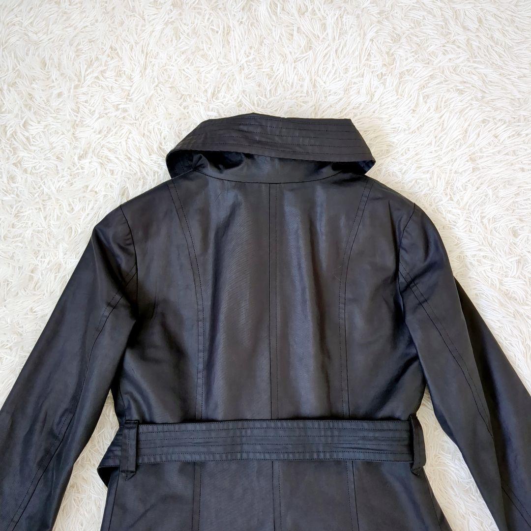 美品✨️23区　オンワード トレンチコート　ライナー付き ブラック　ベルト　L