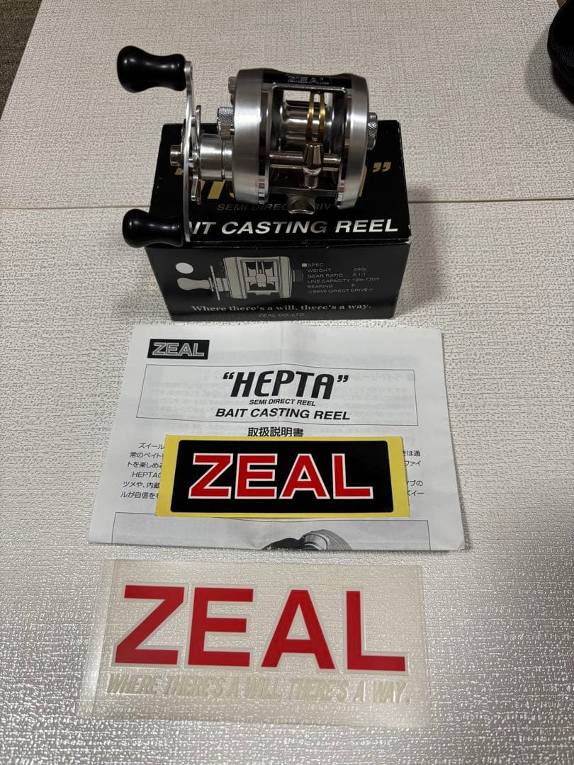 ZEAL HEPTA ズイール ヘプタ セミダイレクトリール 五十鈴 1月末まで