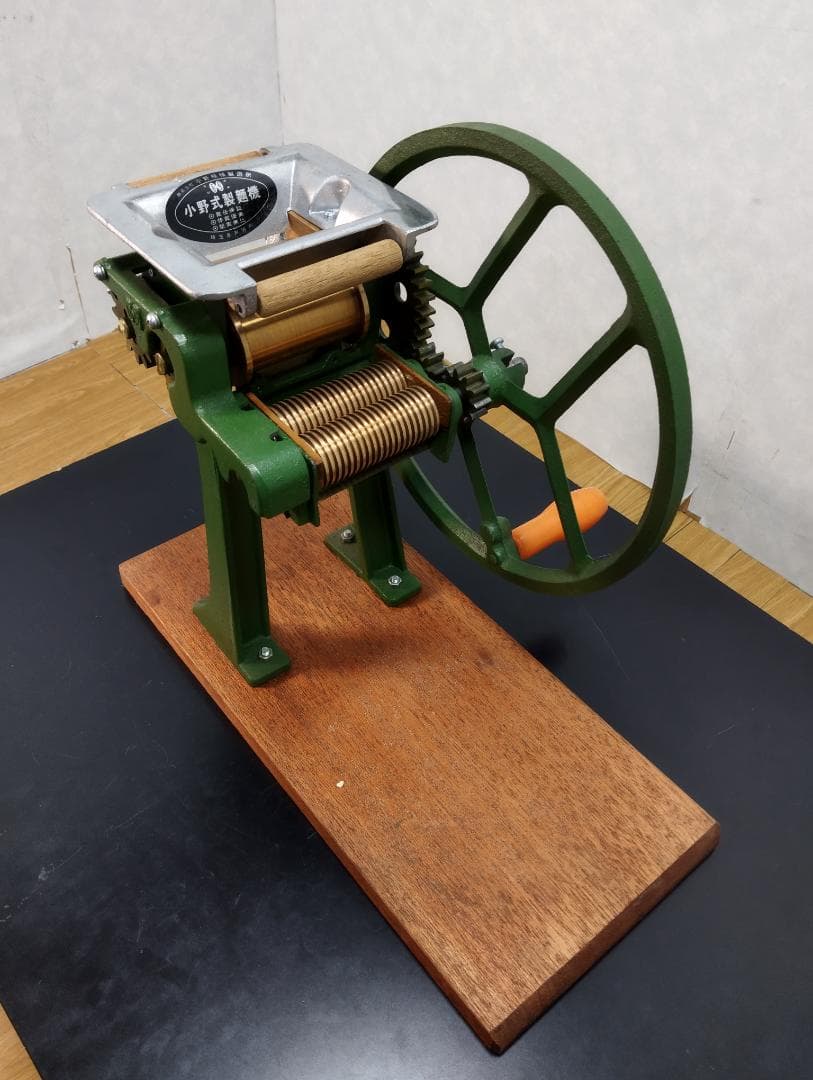 Y♢589 小野式製麺機 1型 片刃 ※丸ハンドル（希少！）