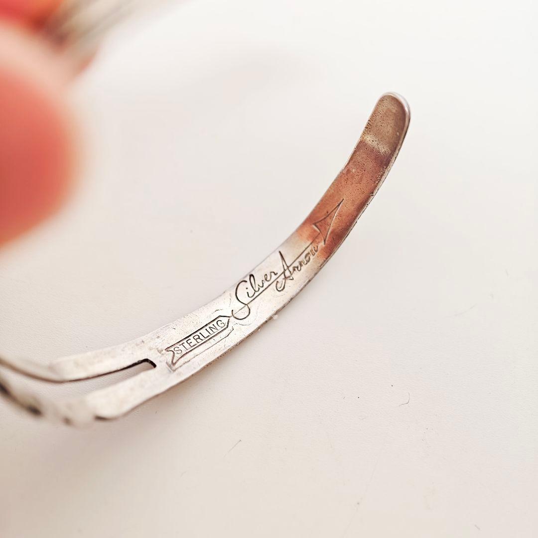 インディアンジュエリー シルバーアロー バングル 925 STERLING