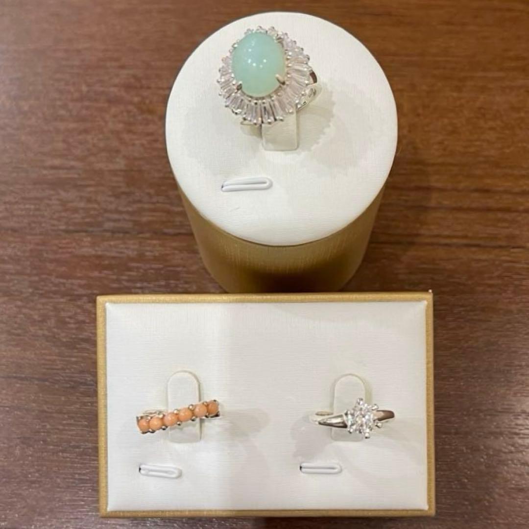 オハナ✨e.m. 女の一生リング クリソプレーズ クリーニング済