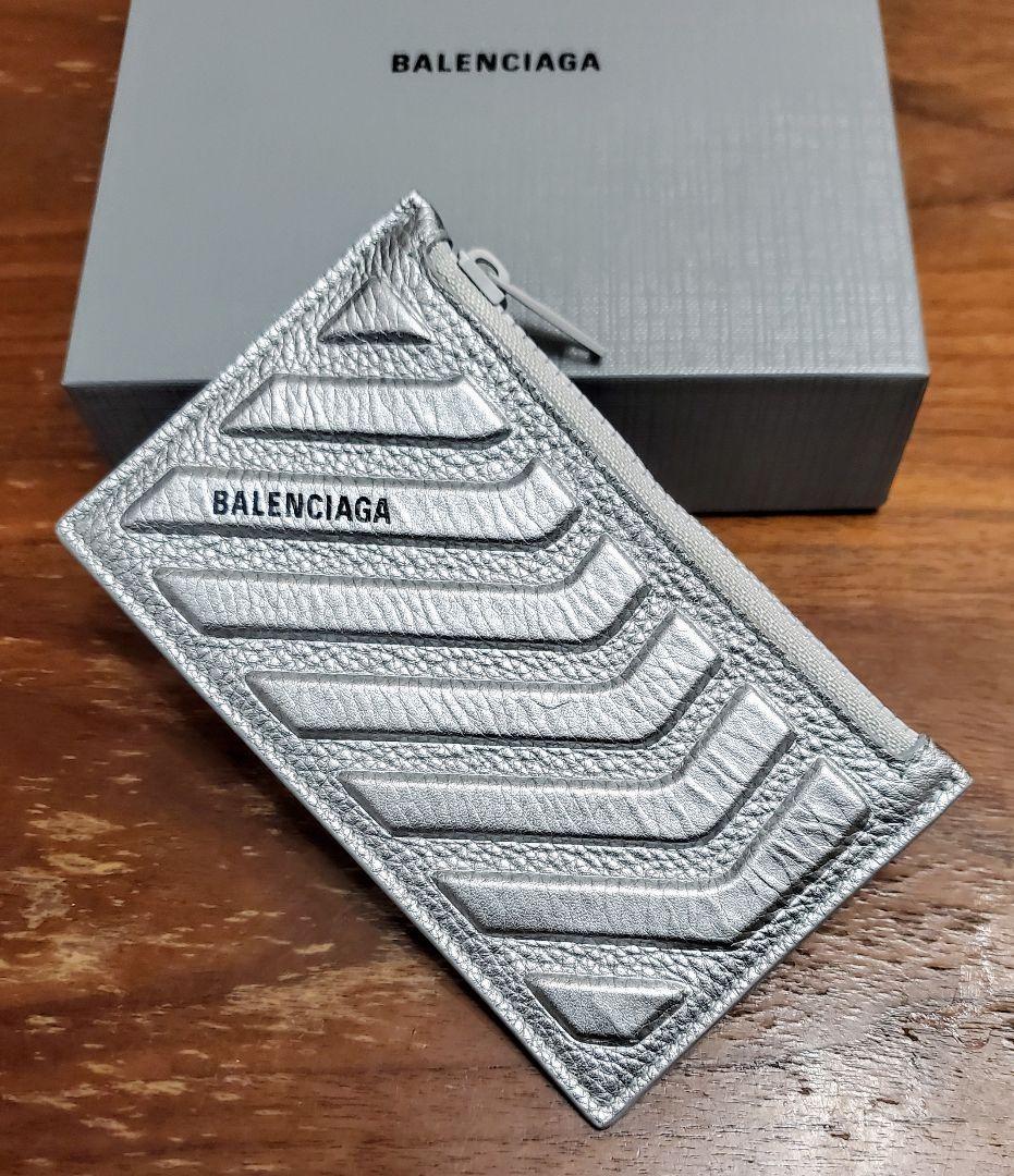 バレンシアガ　新品　メンズ　フラグメントケース(シルバー)