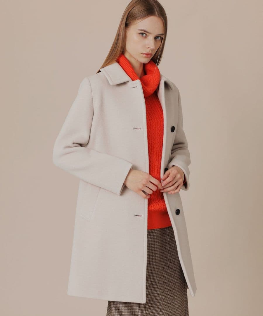 タグ付✨定価12万 マッキントッシュロンドン ウールダブルクロスベロアコート