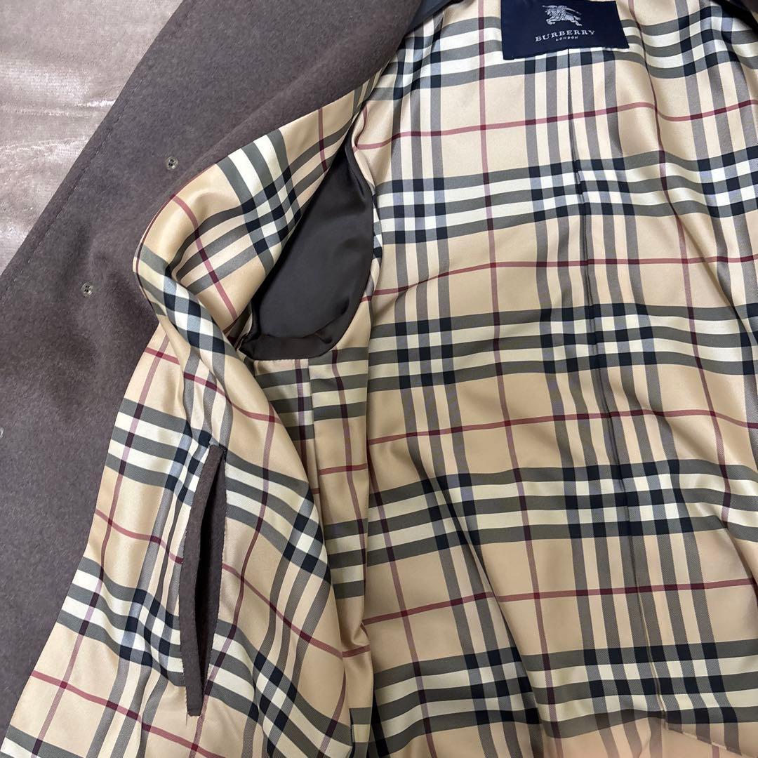 専用　BURBERRY カシミア、アンゴラ入りコートMサイズ　ブラウン