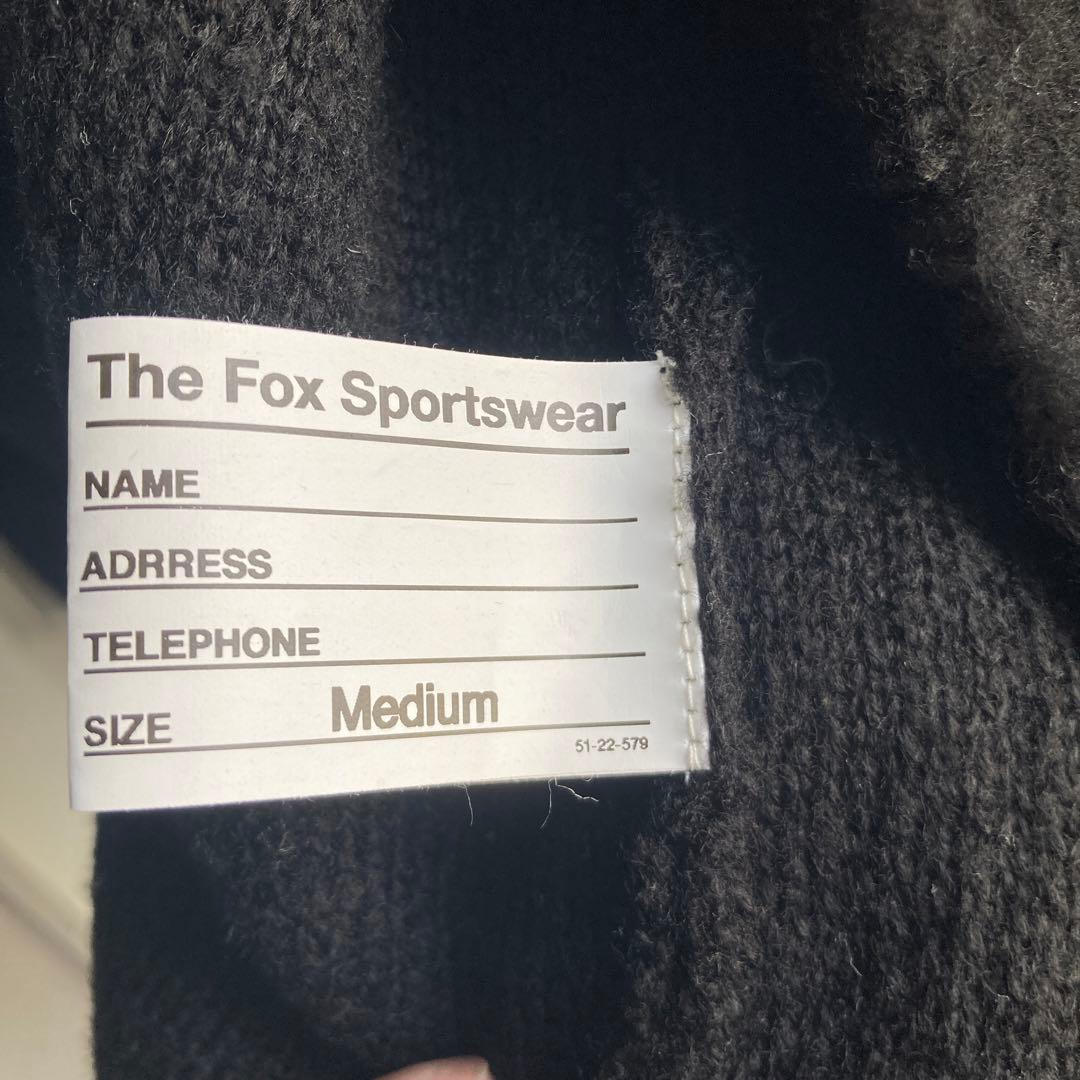 美品✨ブラック　ペニーズ　FOX シャギーカーディガン　モヘア風　タウンクラフト