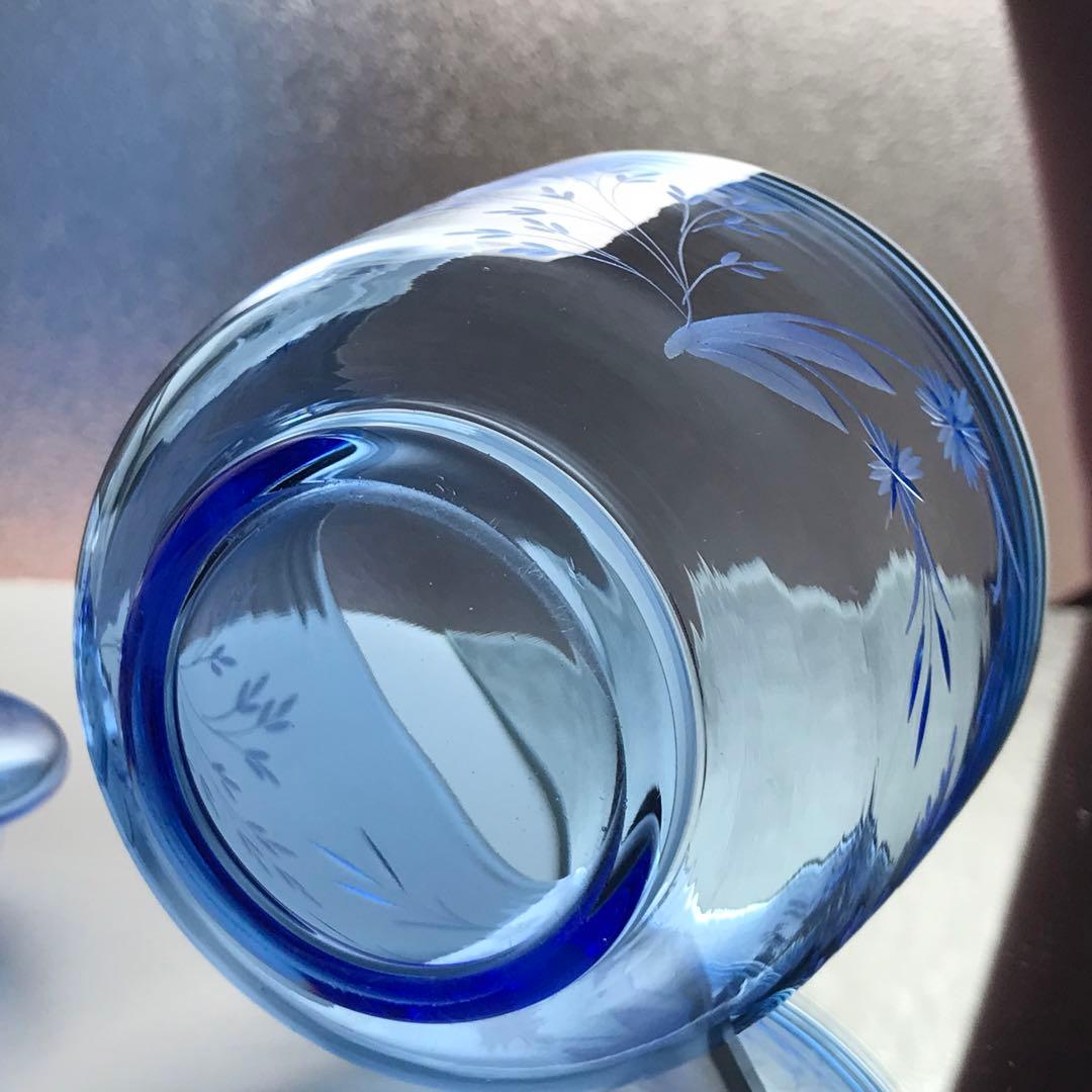 優しいお花★オールドサンルイSt Louisボンボニエール♡ジャポニズム♡菓子器