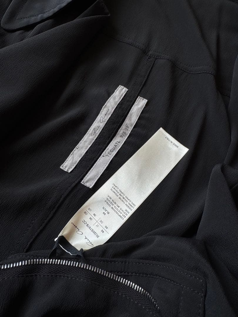 【Rick Owens】DRELLA PARKA IT46 black