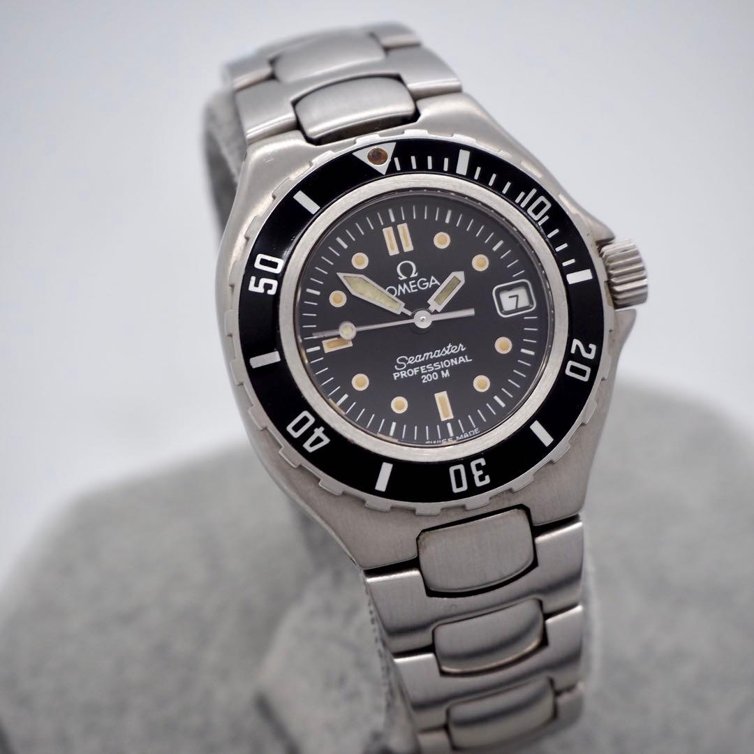 293 稼働【美品】OMEGA 時計　シーマスター　200 レディース　ダイバー