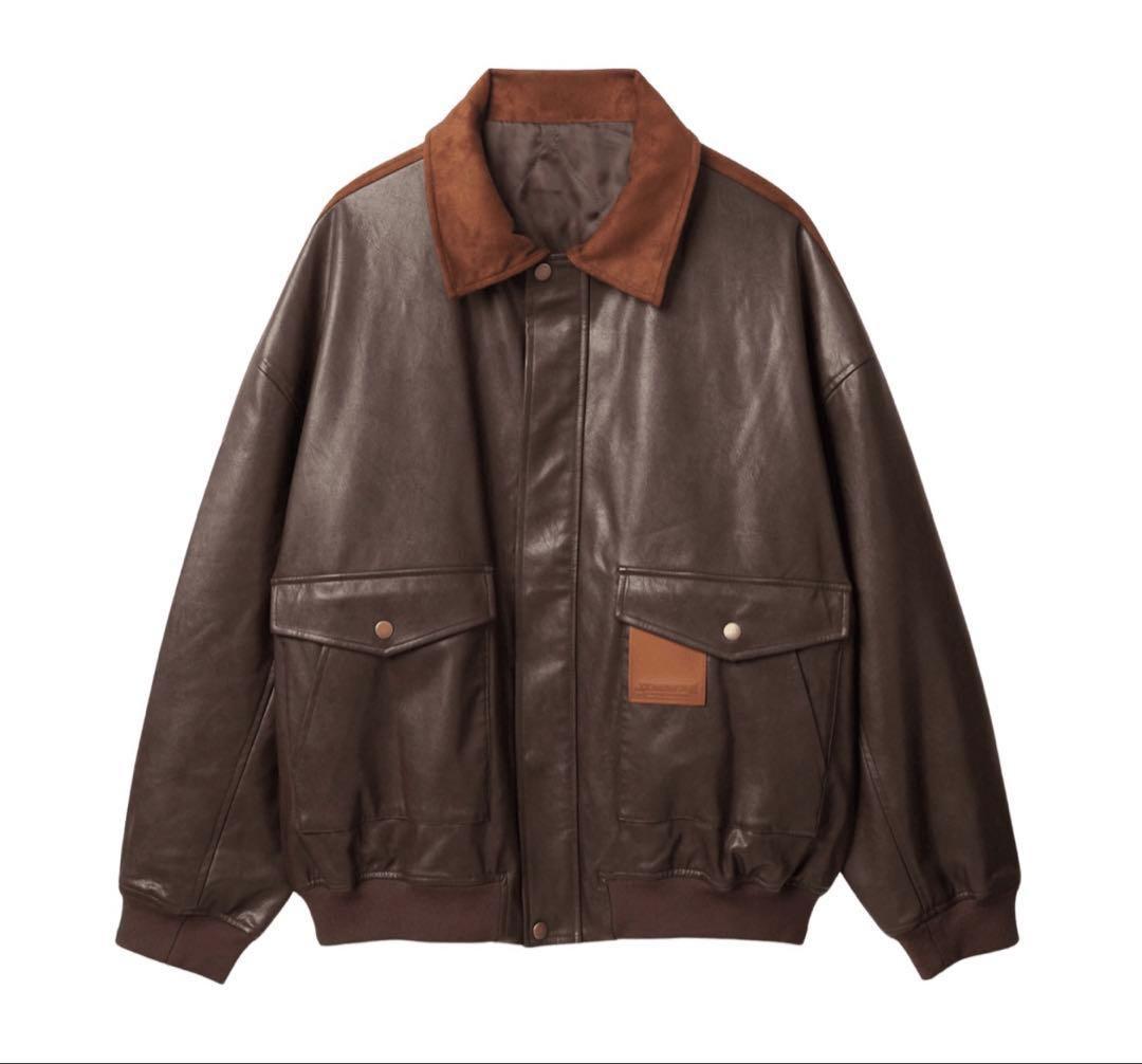 Jimwag Fake leather blouson オーバーサイズ　2024