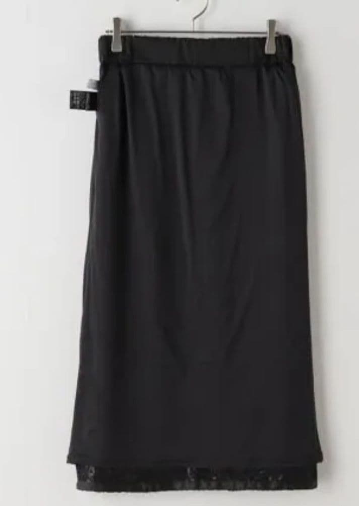 スローブイエナ☆スパンコールペンシルスカート黒