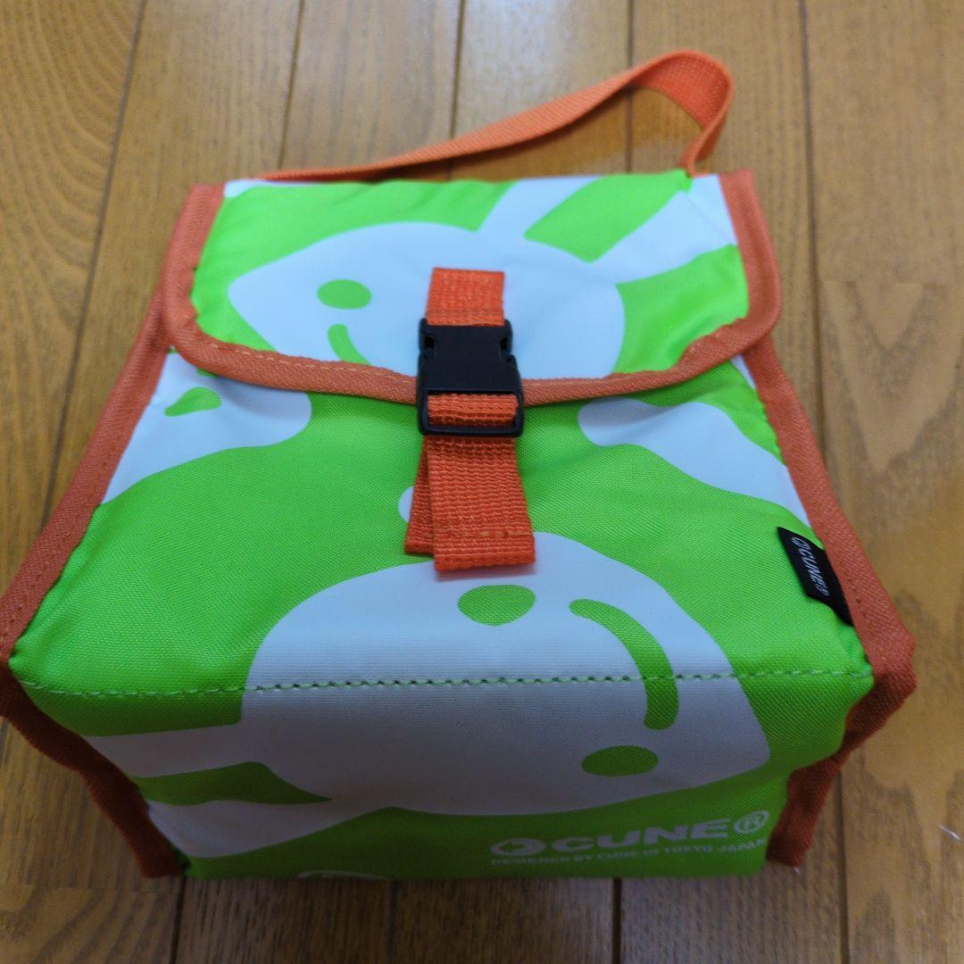 CUNE 弁当用カトラリー 緑とオレンジ