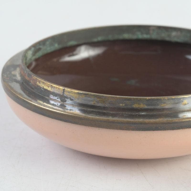 とんちゃん　安藤七宝焼　正倉院御物　双鳥文　香合　共布　共箱　V　9653