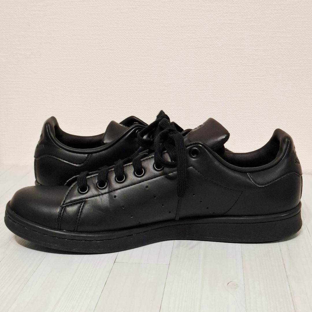 ○美品○アディダス スタンスミス 27cm レザー スニーカー adidas 黒