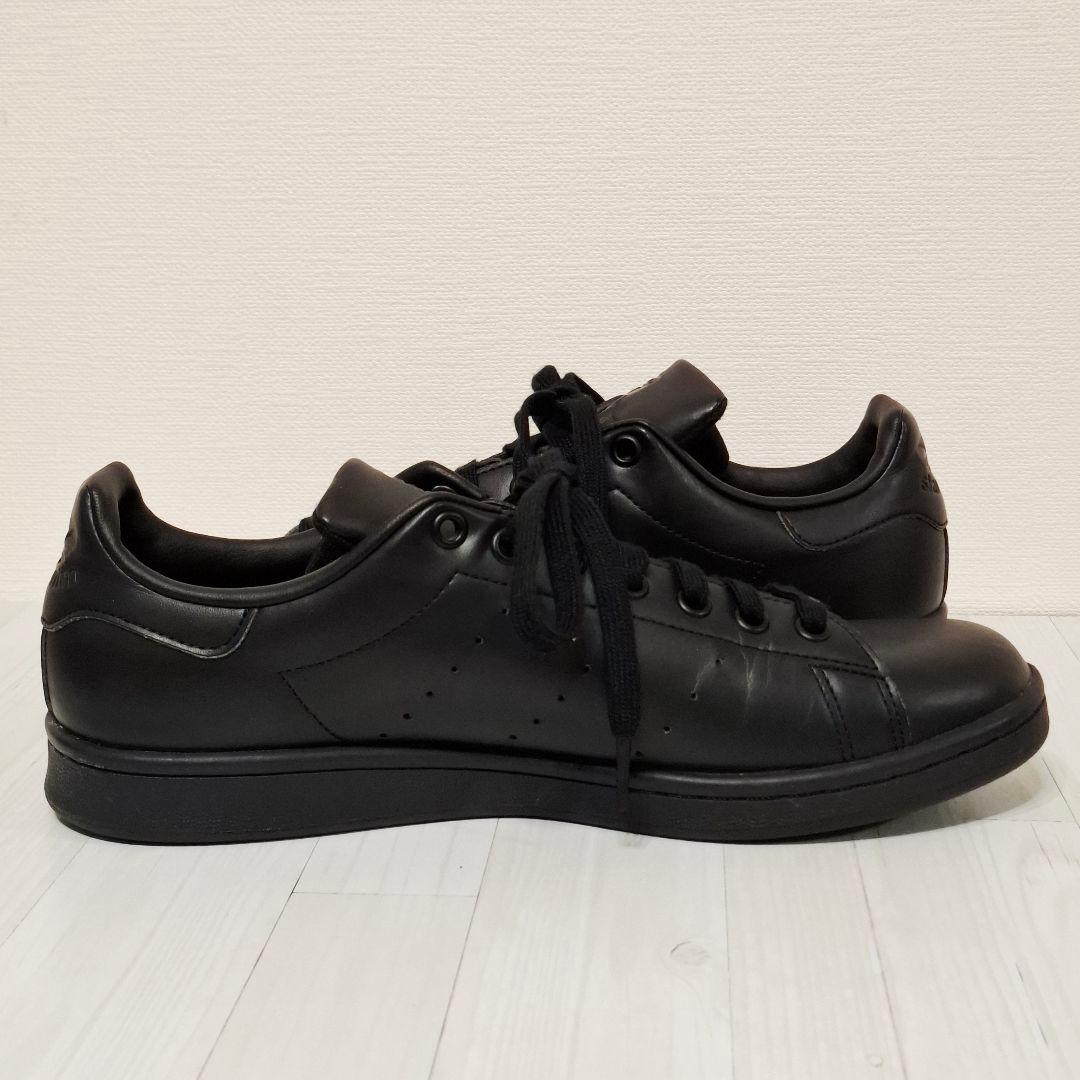 ○美品○アディダス スタンスミス 27cm レザー スニーカー adidas 黒