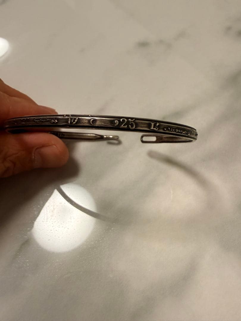 ワークスタットミュンヘン/25周年限定シルバーバングル サイズS