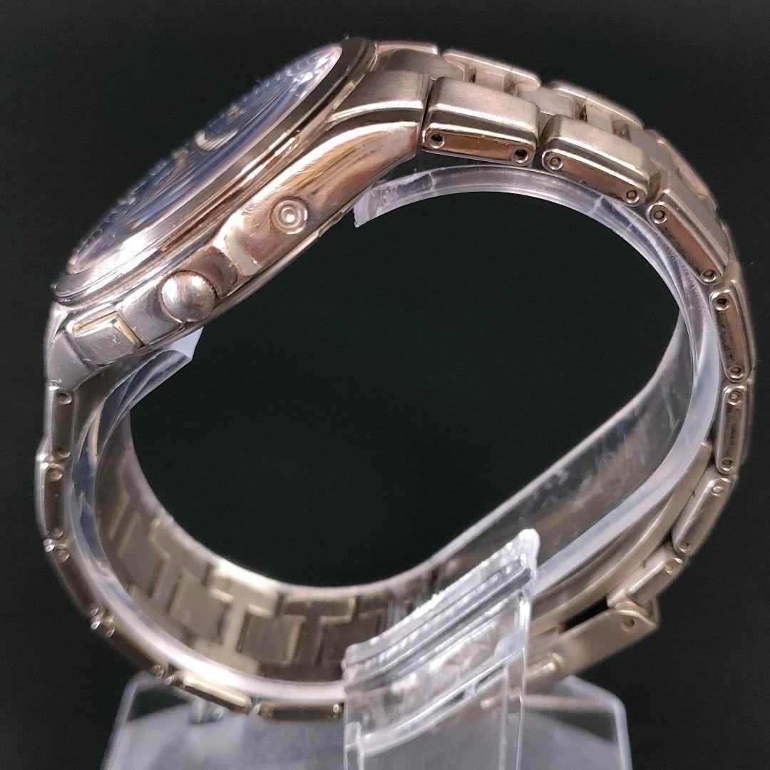 美品　CITIZEN　シチズン　アテッサ　H410　ネイビー　ソーラー　メンズ