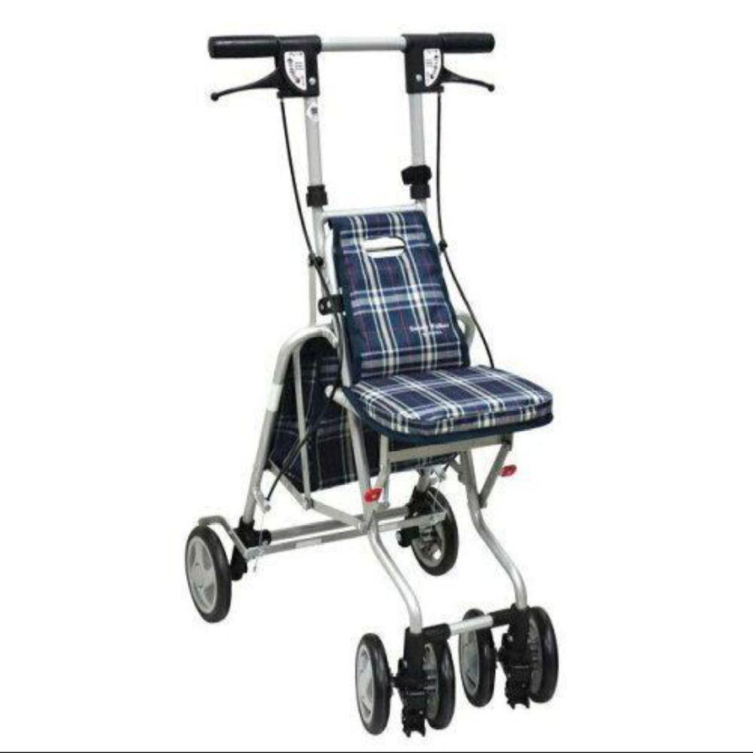 【新品・未使用】島製作所 サニーウォーカーAW-RB シルバーカー