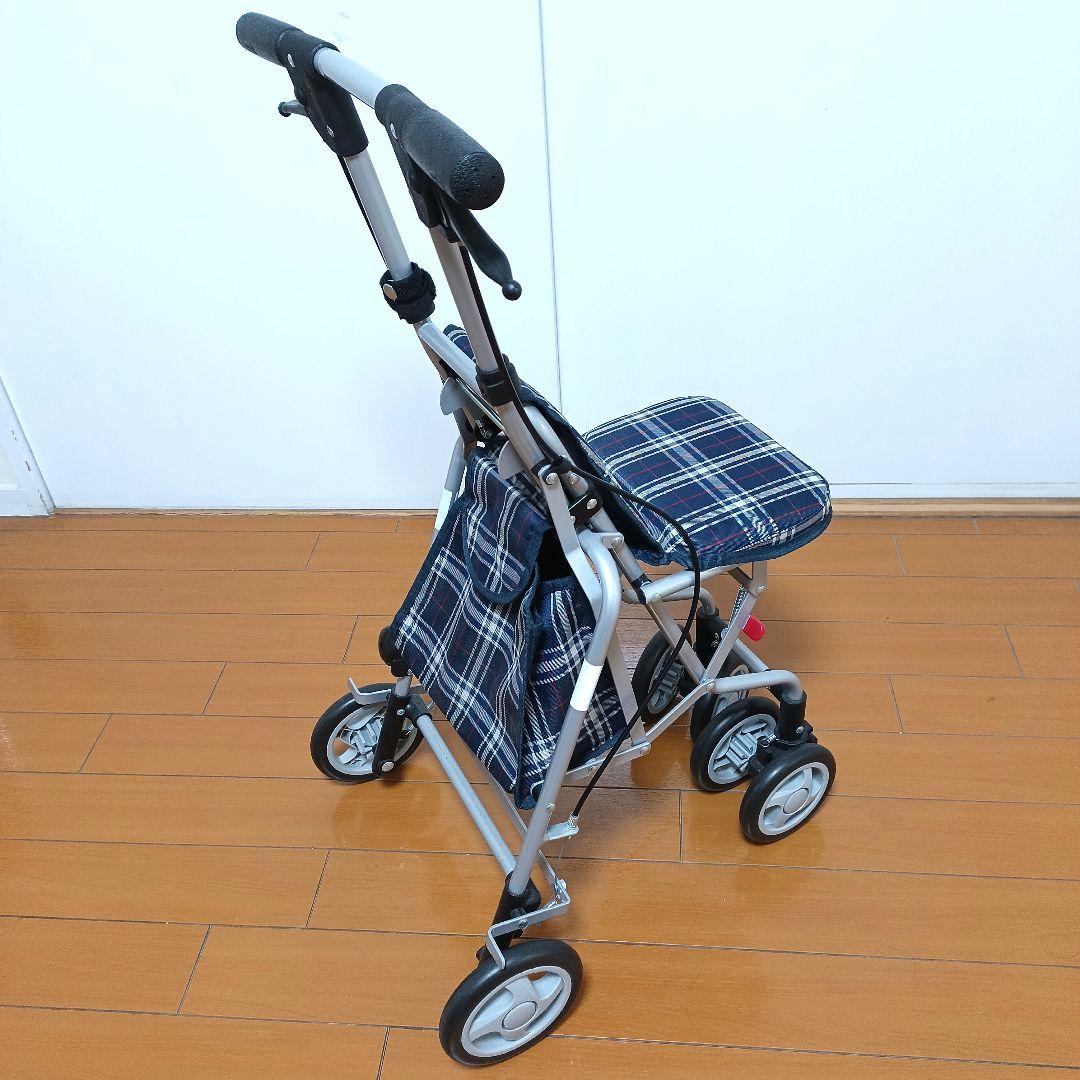 【新品・未使用】島製作所 サニーウォーカーAW-RB シルバーカー