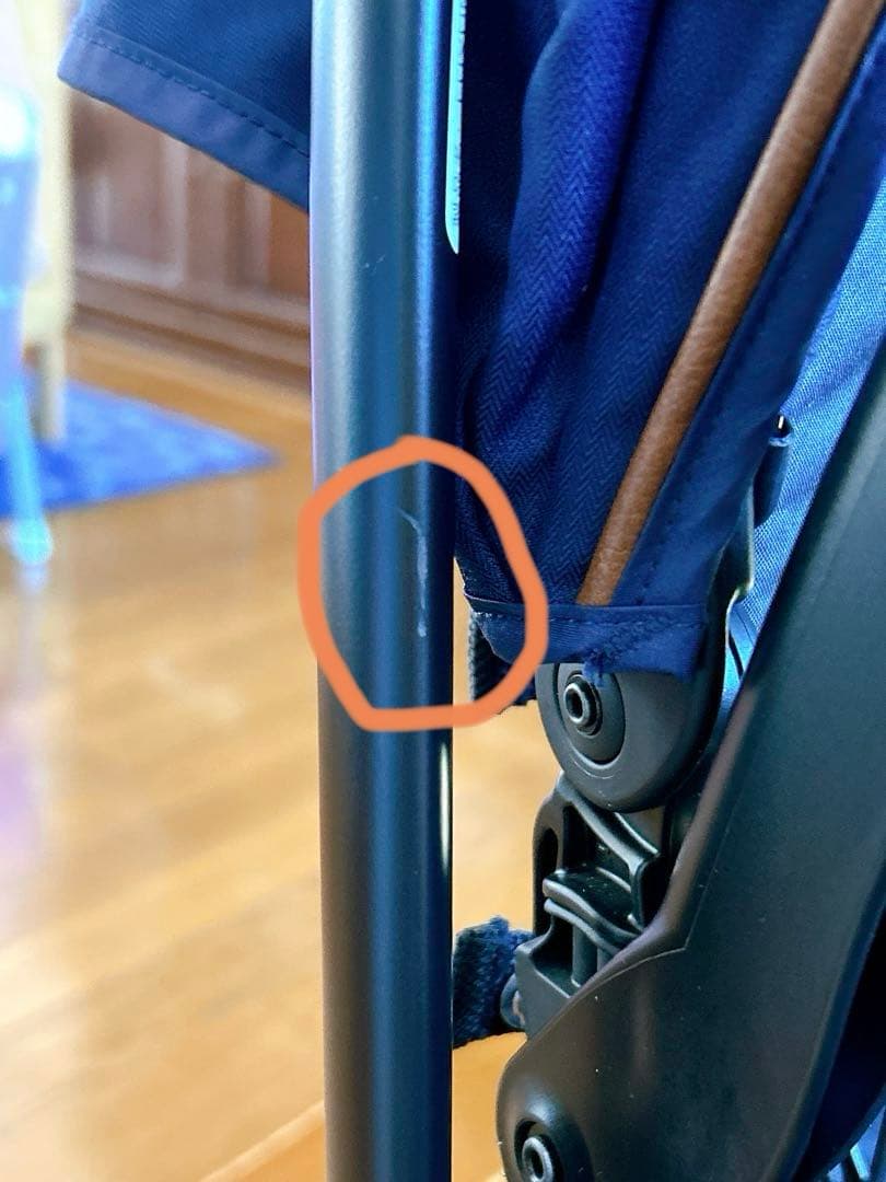 【CHACHA】アップリカ　ベビーカー　ラクーナビッテクッション