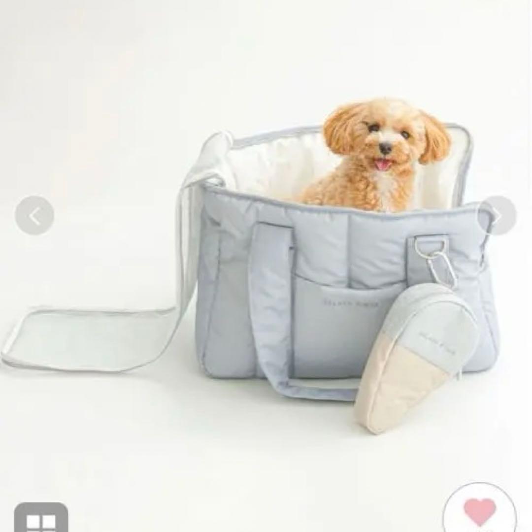 ジェラピケ　犬用お散歩バッグ　キャリー　ジェラートピケ