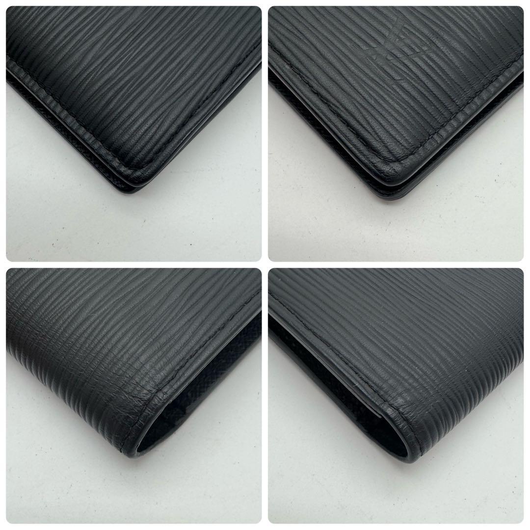 【新型・極上美品】ルイヴィトン　ブラザ　タイガ　カード16枚　長財布　黒　メンズ