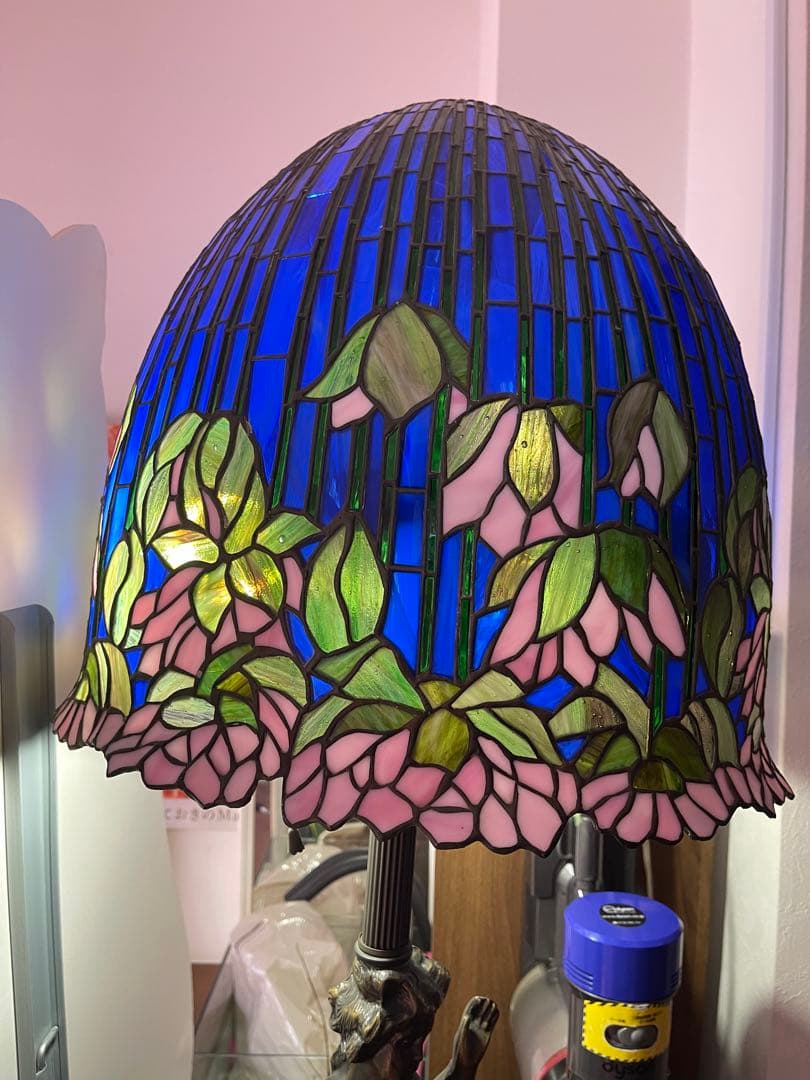 ステンドグラス ランプシェード訳あり引取りのみ
