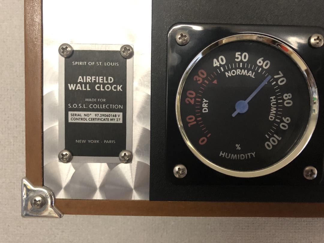 【貴重】スピリット・オブ・セントルイス号 壁掛け時計