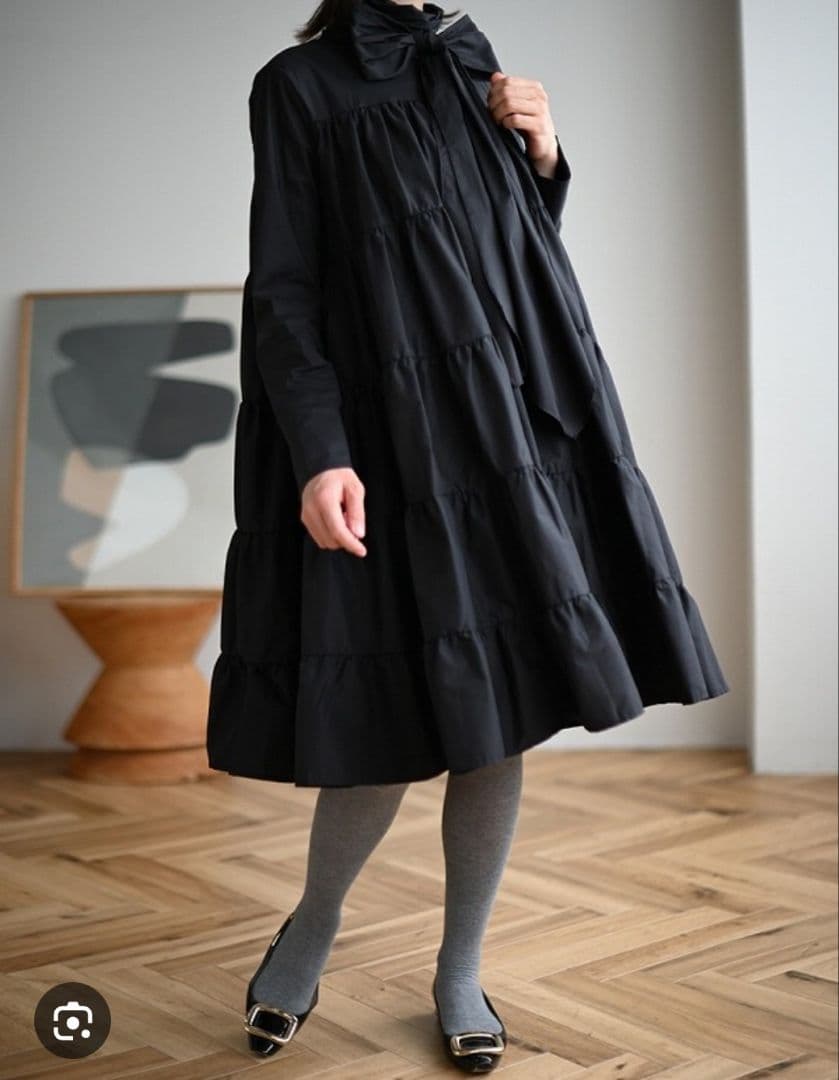 【お値下げ中】トレフルプラスワン　TREFLE フェアリー　黒 ティアード