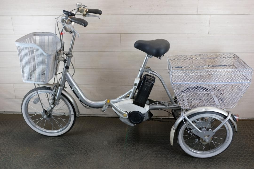 BS アシスタ　三輪車　16インチ　3段　15.4Ah充電器あり