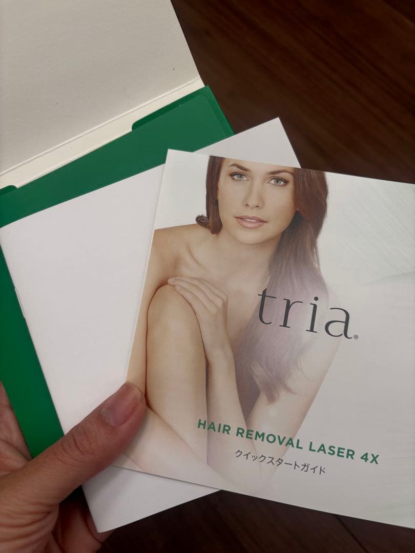 Tria Hair Removal Laser 4X グレー 本体と説明書付き