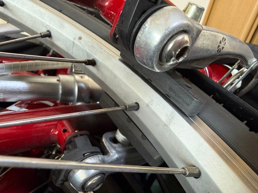 赤ちゃんさん専用　折りたたみ自転車 ROUTE ルビーレッド