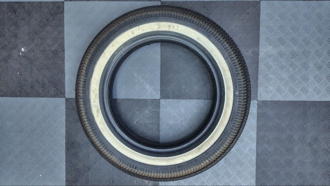 dm　SHINKO オンロードタイヤ 5.00-16 ホワイトウォール