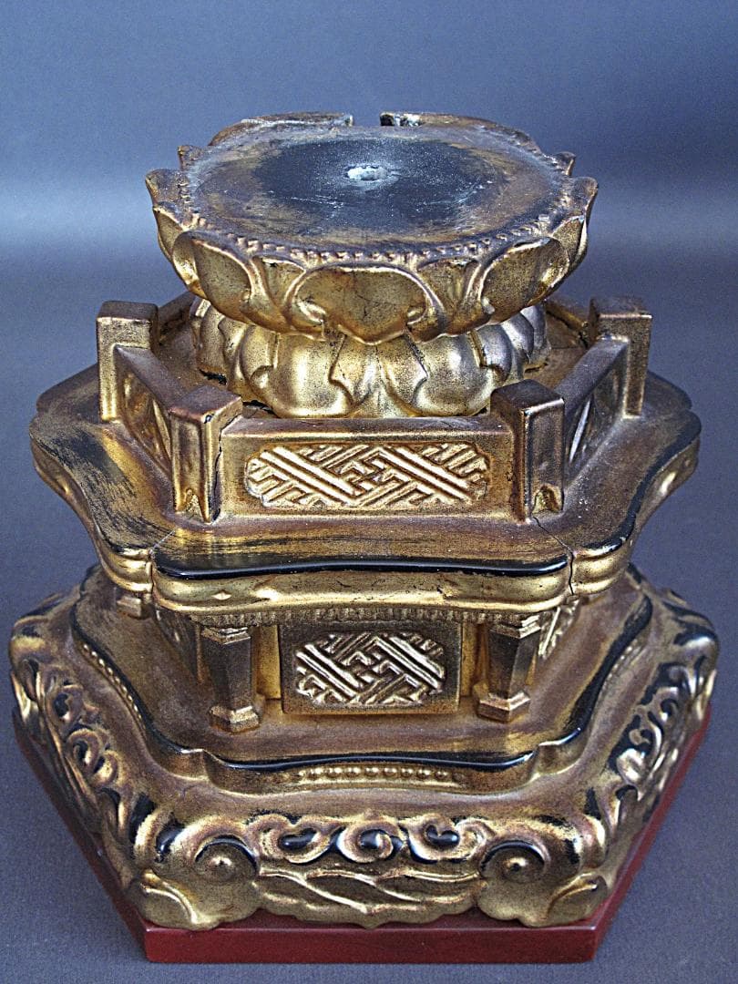 大幅値下げ‼️古仏！江戸後期『木造 阿弥陀如来立像』総高52㎝