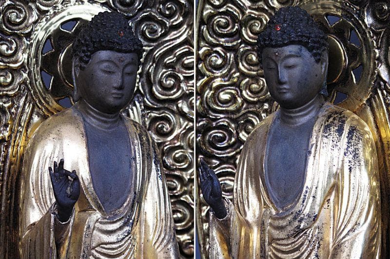 大幅値下げ‼️古仏！江戸後期『木造 阿弥陀如来立像』総高52㎝