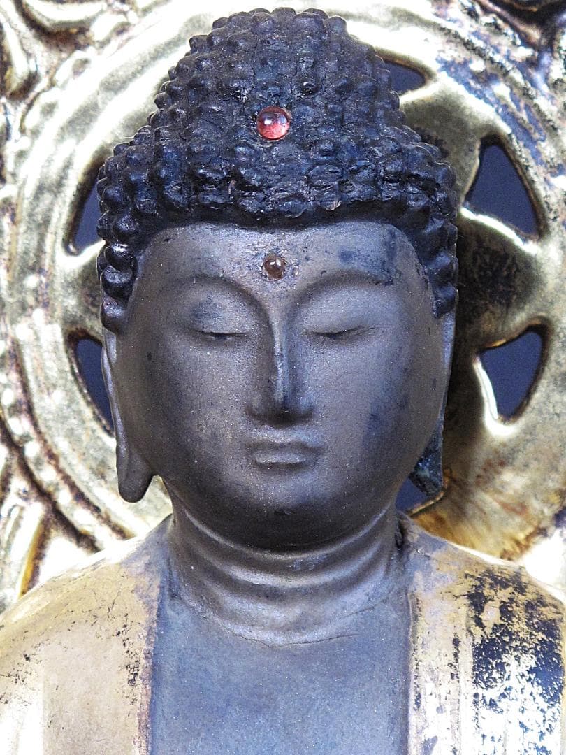 大幅値下げ‼️古仏！江戸後期『木造 阿弥陀如来立像』総高52㎝