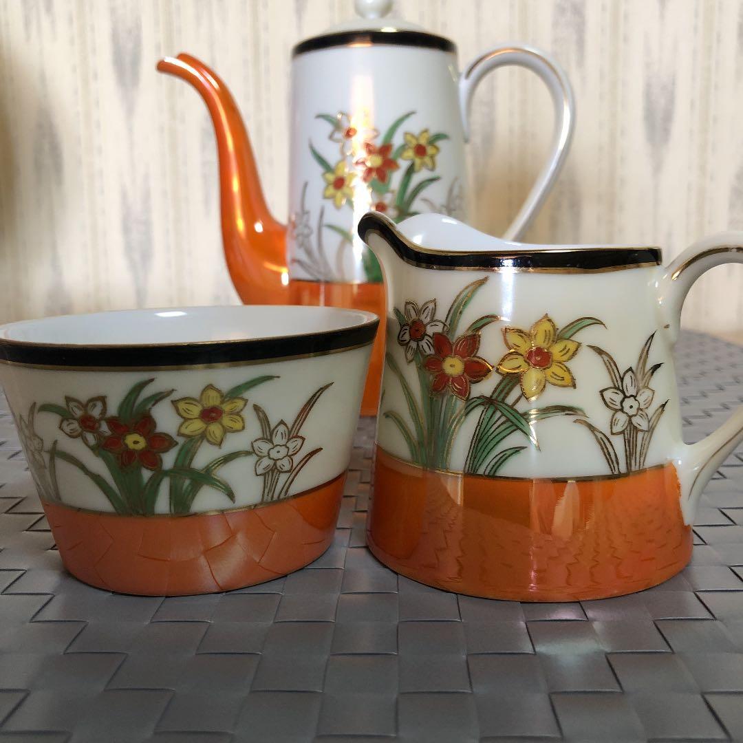 オールドノリタケ　ティー(ココア？)セット