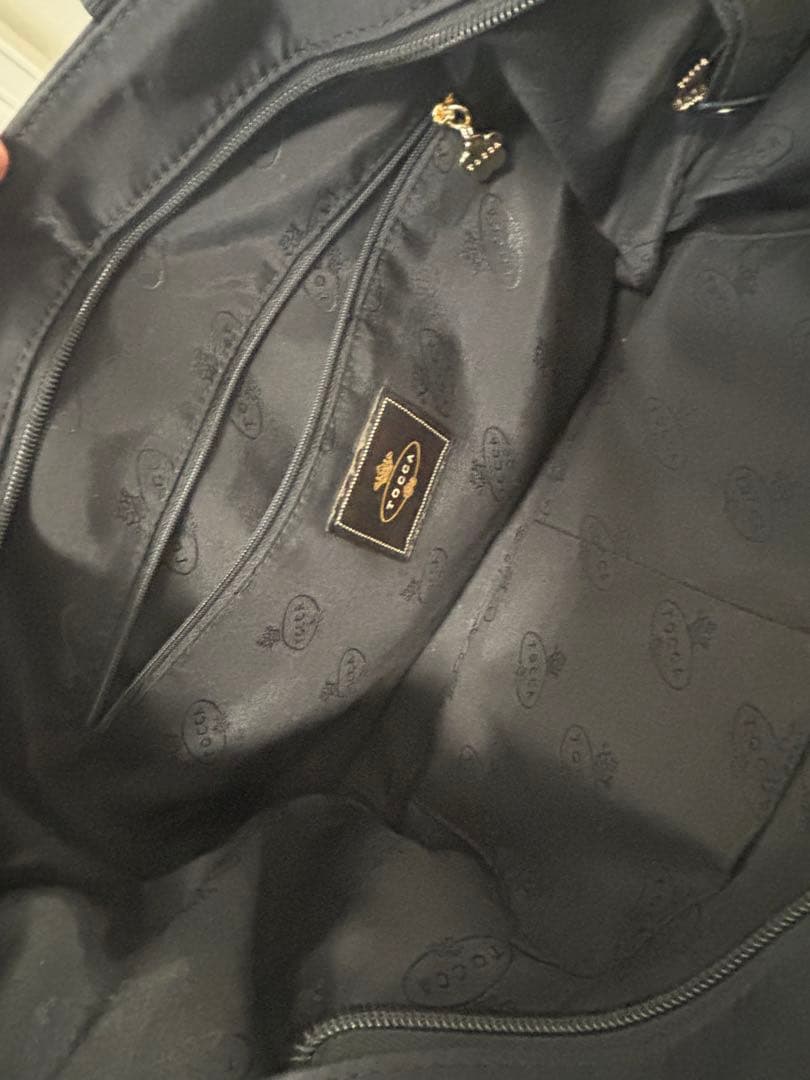 TOCCA デュアルリボンナイロン トートバッグ L