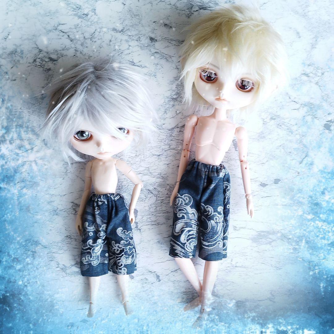 確認用　アイシードール　甚平　着物　男の子　ハンドメイド　アウトフィット