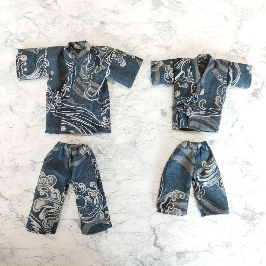 確認用　アイシードール　甚平　着物　男の子　ハンドメイド　アウトフィット